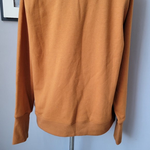 Athleta Triumph Crew Neck Sweatshirt Cattail Brown L - Picture 5 of 12